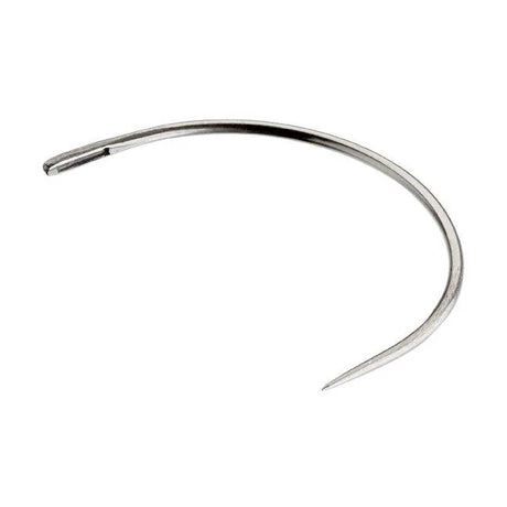 2 1/2 inch Curved Round Point Upholstery Needle  Heavy Gauge