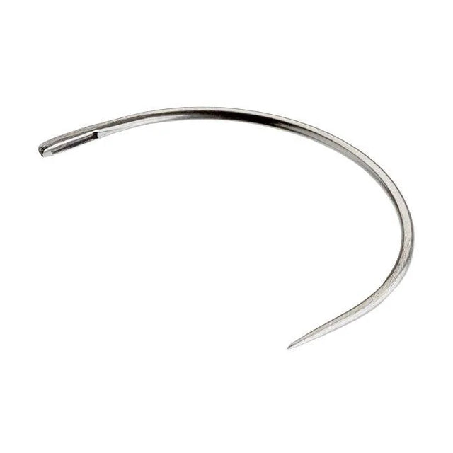 2 1/2 inch Curved Round Point Upholstery Needle  Heavy Gauge
