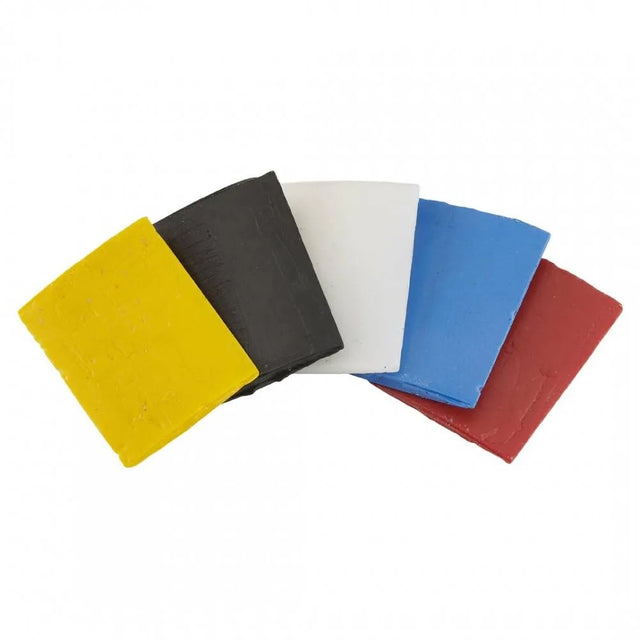 Hancocks Square Wax Crayons  50 Assorted Colours