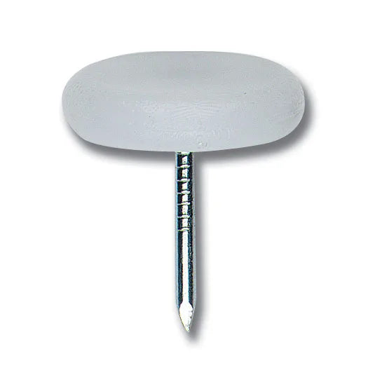 White Plastic Furniture Glides