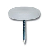 White Plastic Furniture Glides