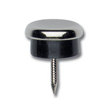 Nickel Rubber Cushion Furniture Glides