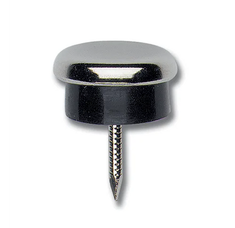 Nickel Rubber Cushion Furniture Glides