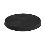 25mm Black Woven Elastic  25m Reel
