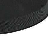 25mm Black Woven Elastic  25m Reel