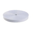 25mm White Woven Elastic  25m Reel