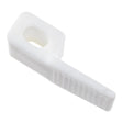 Plastic Staple Spring Clip  White 45mm