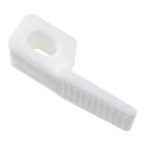 Plastic Staple Spring Clip  White 45mm