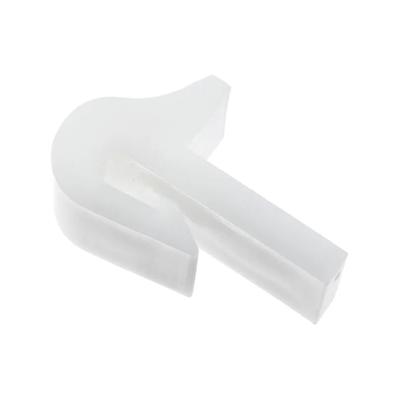 Plastic Staple Spring Clip  White 31mm