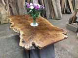 Book Matched Burr Brown Oak Table