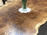 Book Matched Burr Brown Oak Table