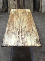 Book Matched Spalted Beech Table