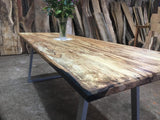 Book Matched Spalted Beech Table