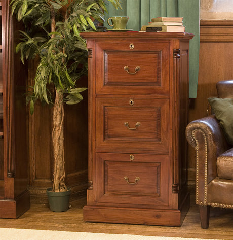 La Roque Three Drawer Filing Cabinet