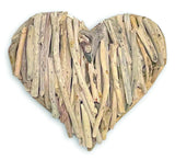 Driftwood Wall Heart 50x50cm