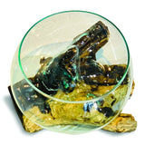 Root With Glass Fruit Bowl Large