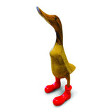 Duck With Red Boots Large 40cm