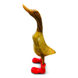 Duck With Red Boots Large 40cm