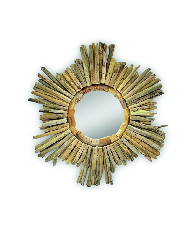 Driftwood Star Mirror Small 40cm