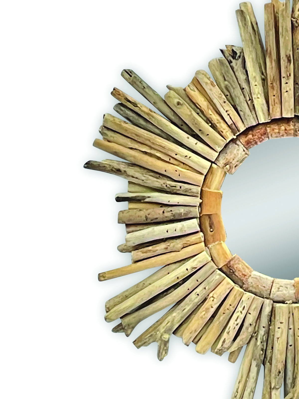 Driftwood Star Mirror Small 40cm