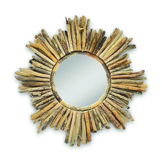 Driftwood Star Mirror Medium 60cm