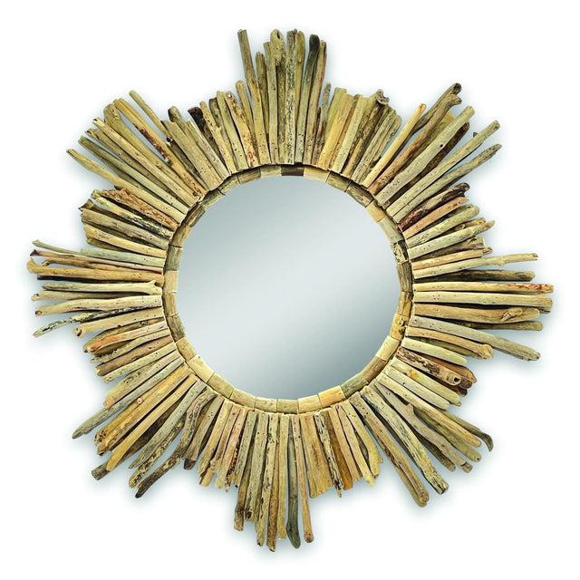Driftwood Star Mirror Large 80cm