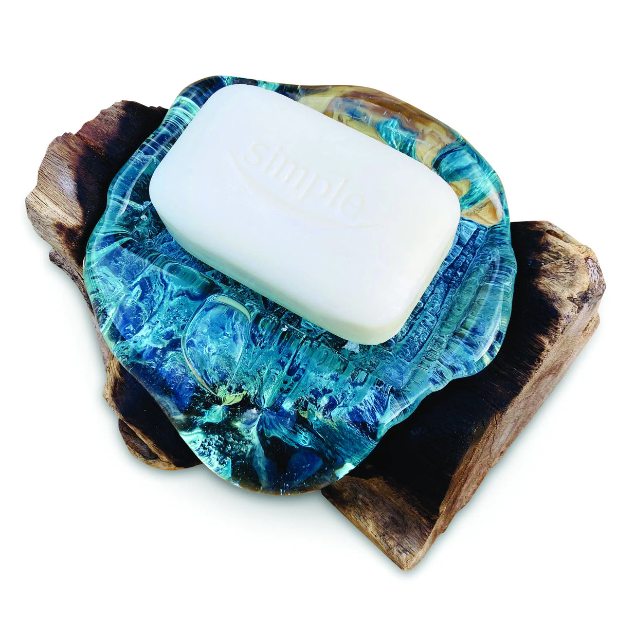 Root With Glass Soap Dish Rectangle