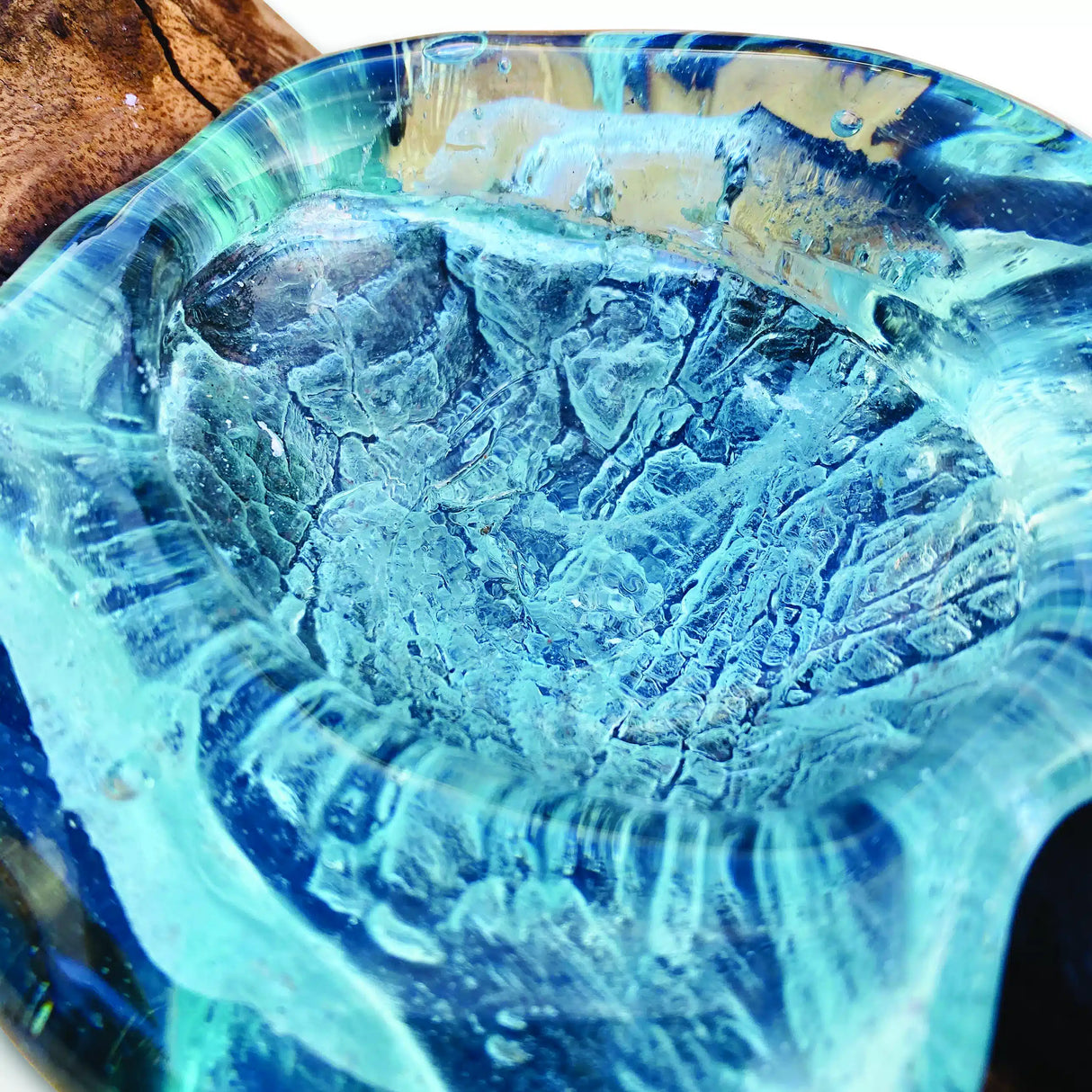 Root With Glass Soap Dish Oval