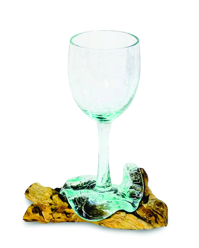Root With Molten Wine Glass