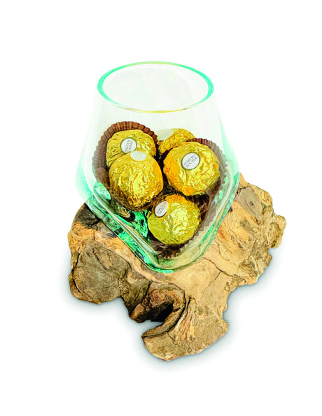 Root With Glass Bowl Tiny