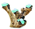 Root With Glass 4 Candle Holder Tall