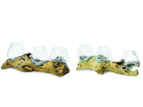 Low Root With Triple Glass Bowl Large