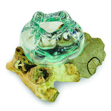 Root With Molten Crinkle Glass Bowl Small