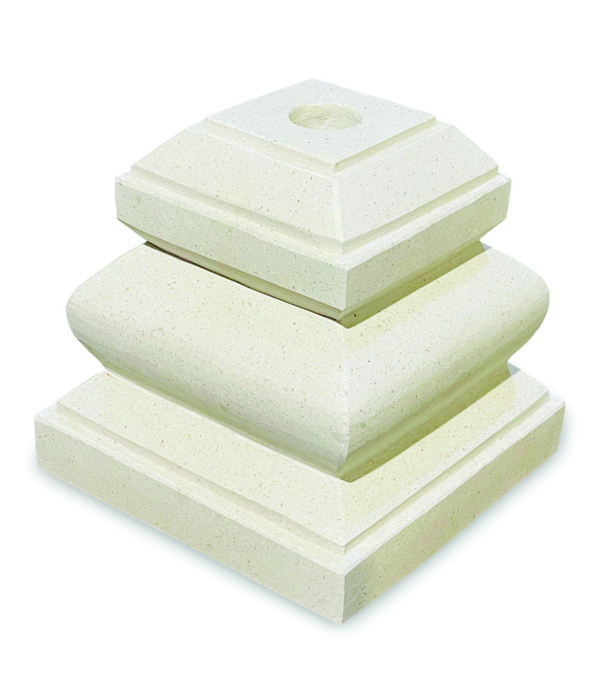 Bali Parasol Base (Terrazzo) White Small