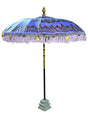 Bali Sun Parasol Lilac And Gold 2m (With Pole Joint)