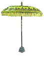 Bali Sun Parasol Lemon Yellow And Gold 2m (With Pole Joint)
