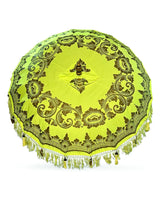 Bali Sun Parasol Lemon Yellow And Gold 2m (With Pole Joint)