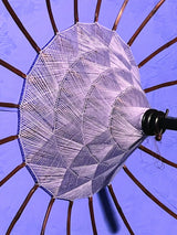 Bali Sun Parasol Lilac And Gold Large 2.5m (With Pole Joint)
