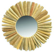 Driftwood Round Mirror 80cm