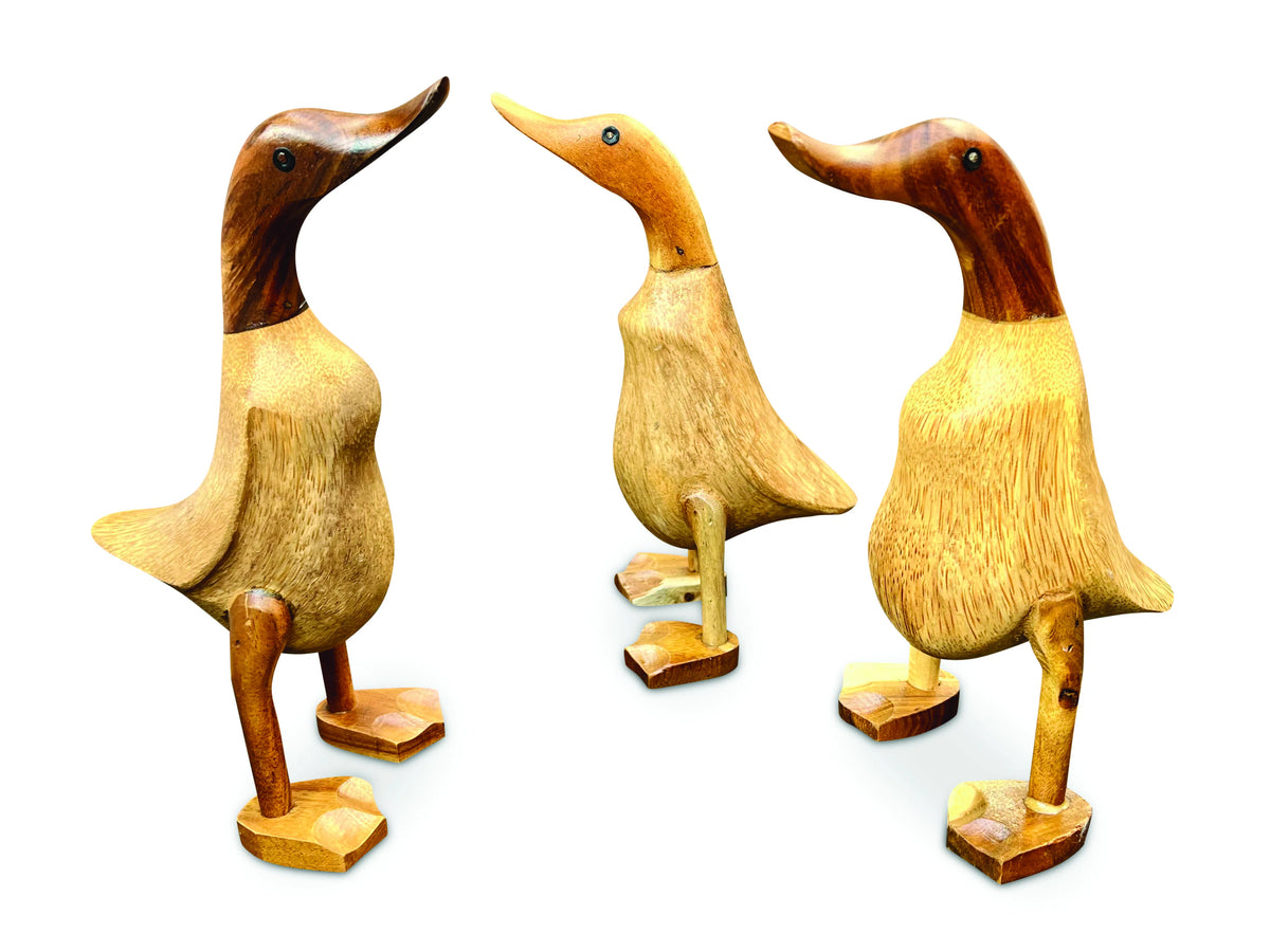 Smooth Ducks Small 25cm, Set Of 3