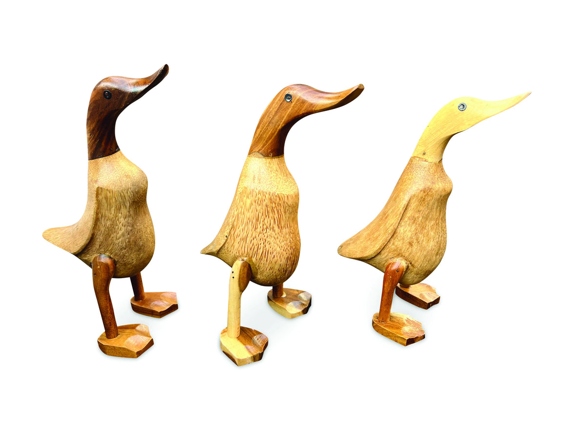 Smooth Ducks Small 25cm, Set Of 3