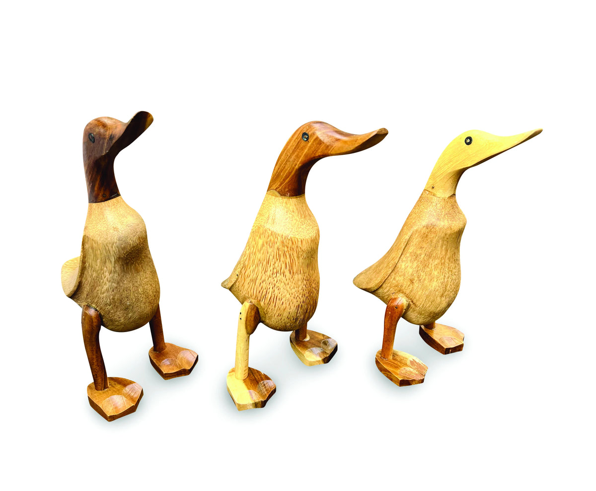 Smooth Ducks Small 25cm, Set Of 3