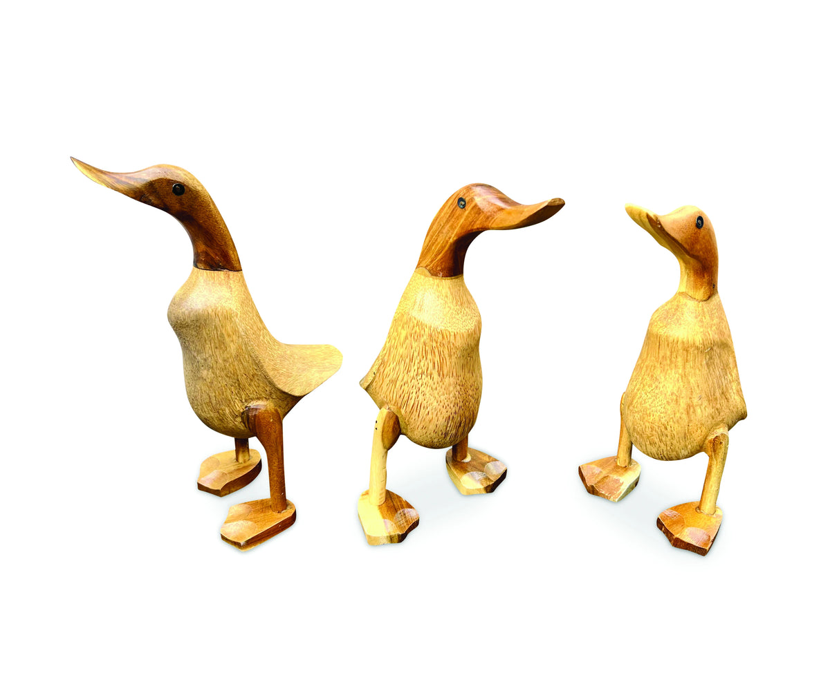 Smooth Ducks Small 25cm, Set Of 3