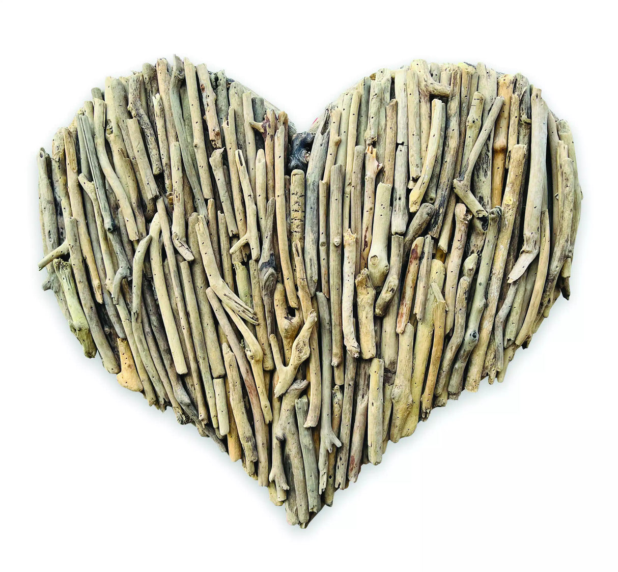 Driftwood Wall Heart 70x70cm