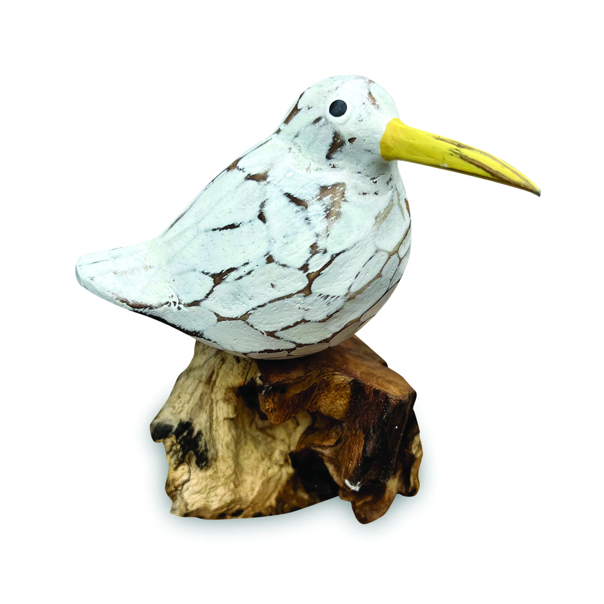 Single White Bool Bird On Root (Please Order In 2'S)