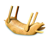 DRUNKEN PIG BOTTLE HOLDER NATURAL COLOUR