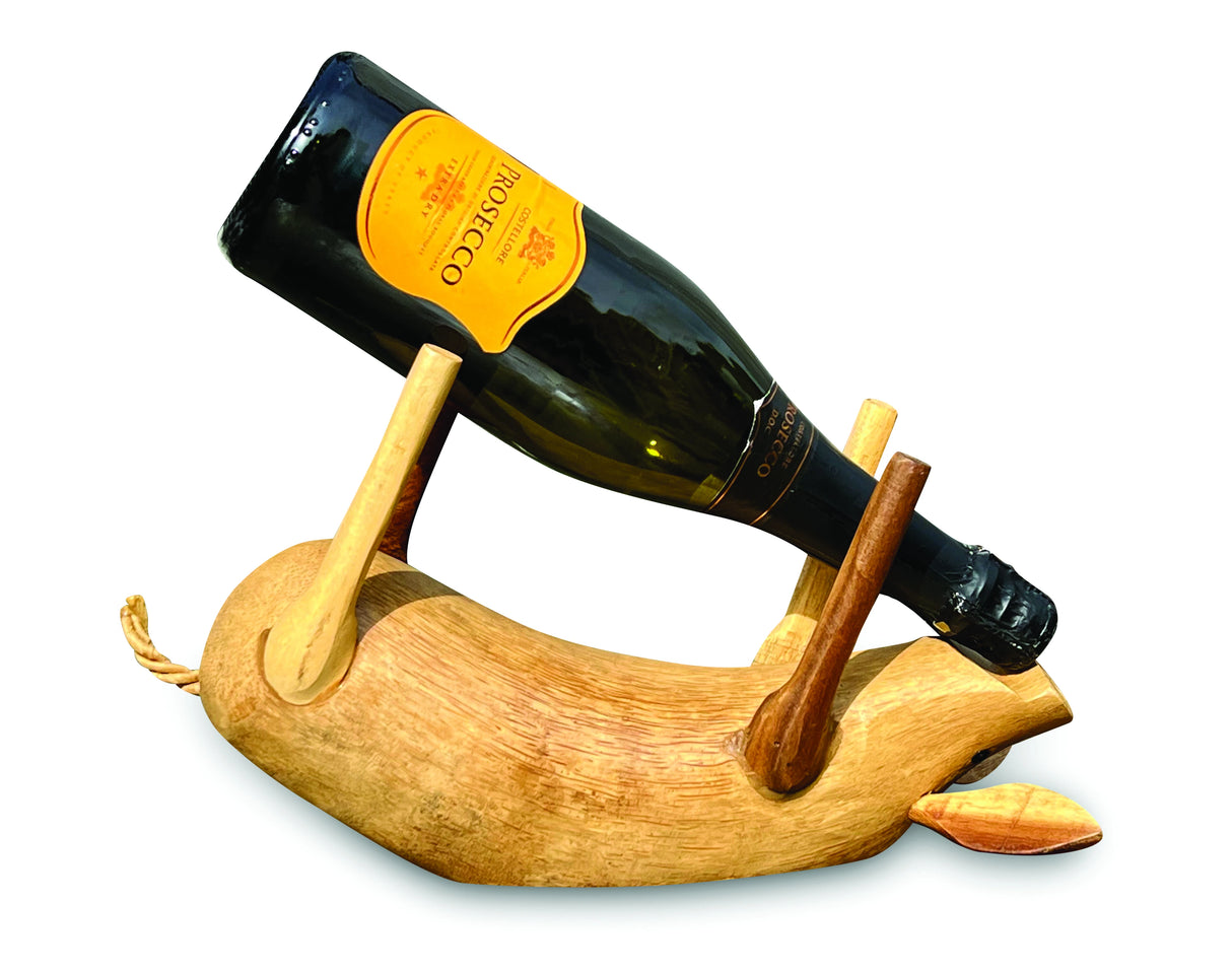 Drunken Pig Bottle Holder Natural Colour