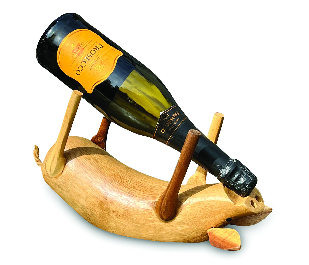 Drunken Pig Bottle Holder Natural Colour