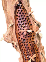100cm Beehive Sculpture With 20 Bees