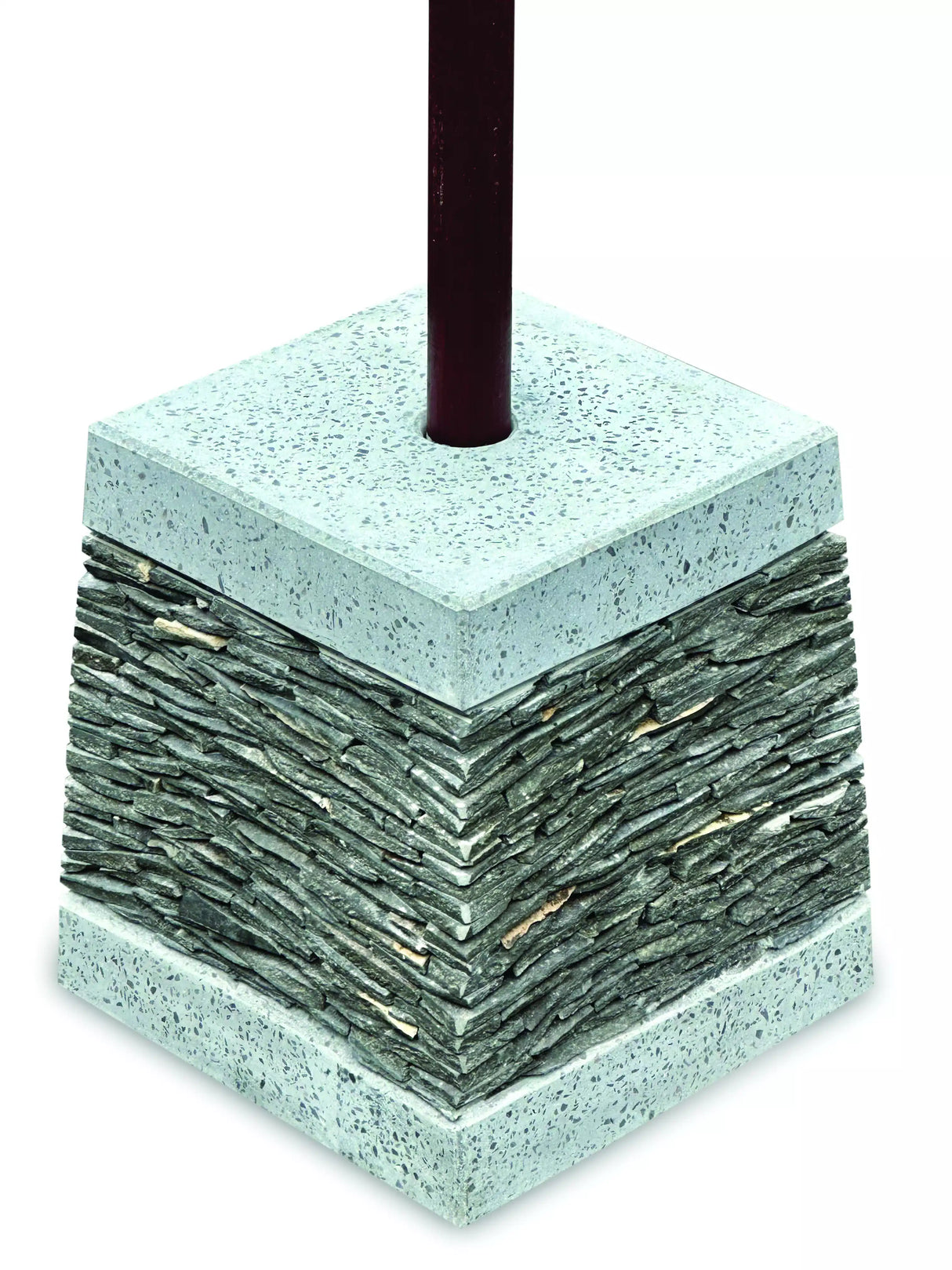 Bali Parasol Base With Terrazzo And Slate Large